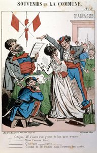 Recollections of the Commune, a civil wedding by L. after Scherer
